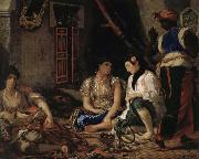 Eugene Delacroix Women of Algiers in the room Germany oil painting artist